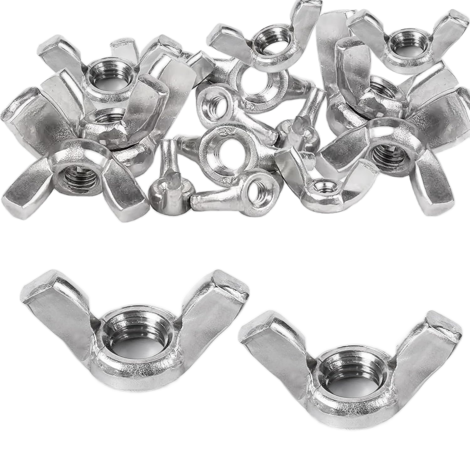M6 Wing Nut (Butterfly Nut) – Zinc Plated Steel