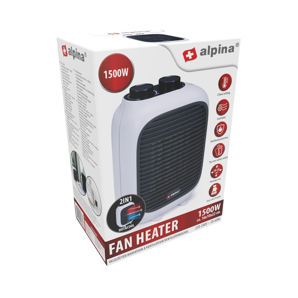 Fan heater 1500w