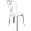 Stackable Chair – White Polypropylene Frame