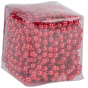Bead string red-pink